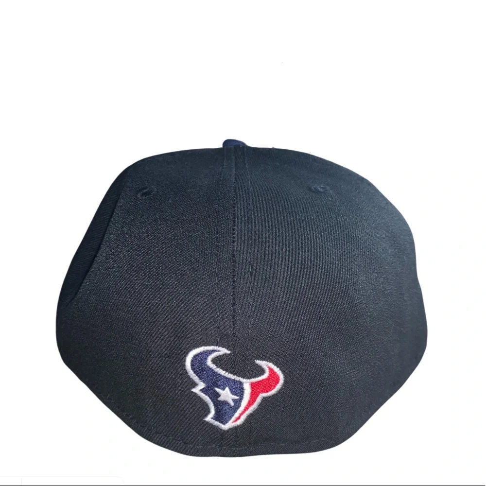 New Era NFL Houston Texans Fitted Hat SidePatch with gray Undervisor two tone - Picture 4 of 5